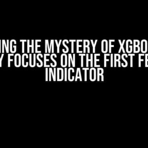 Unraveling the Mystery of XGBoost: Why it Only Focuses on the First Feature Indicator